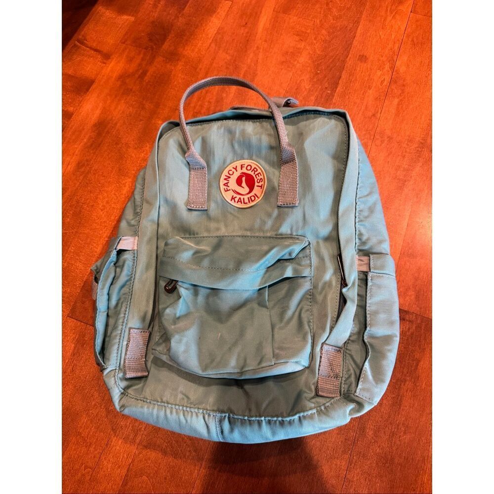 Kalidi Fancy Forest Backpack Kanken Style Teal full size School Travel Bag Unise